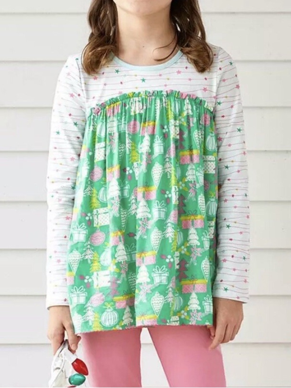 Matilda Jane Wonderment Winter Dreamscape Top Girl’s Size 4 Christmas